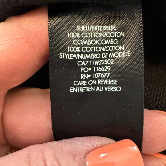 Women's Alice & Olivia Black and White Sweatshirt Short Sleeve Dress Size XS NEW - Picture 4 of 7